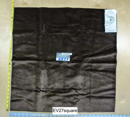 Scalamandre Old World Weavers Sable Espresso Mohair Black - Square