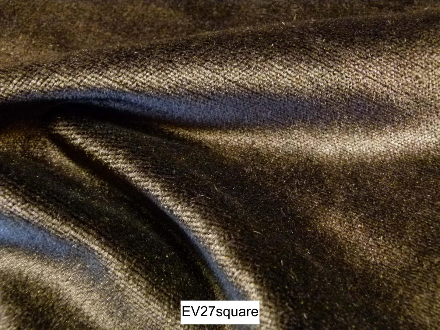 Scalamandre Old World Weavers Sable Espresso Mohair Black - Square