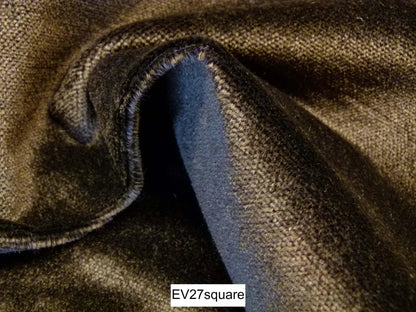 Scalamandre Old World Weavers Sable Espresso Mohair Black - Square