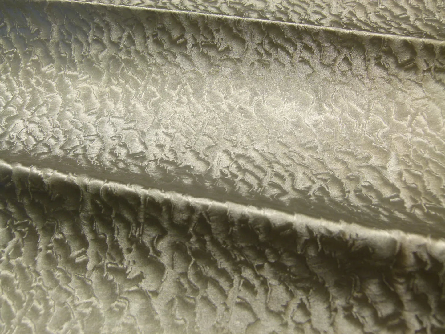 Scalamandre Lelievre Paris Clin D'Oeil Collection Zinc Aluminum Faux Leather Gray - 24x24 Inches Square