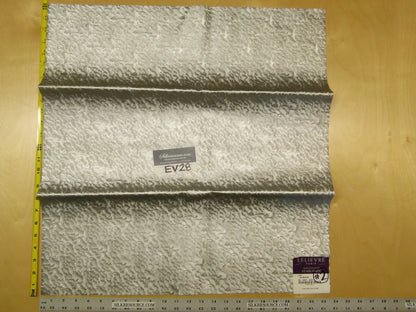 Scalamandre Lelievre Paris Clin D'Oeil Collection Zinc Aluminum Faux Leather Gray - 24x24 Inches Square