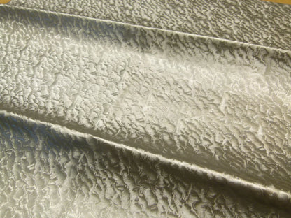 Scalamandre Lelievre Paris Clin D'Oeil Collection Zinc Aluminum Faux Leather Gray - 24x24 Inches Square