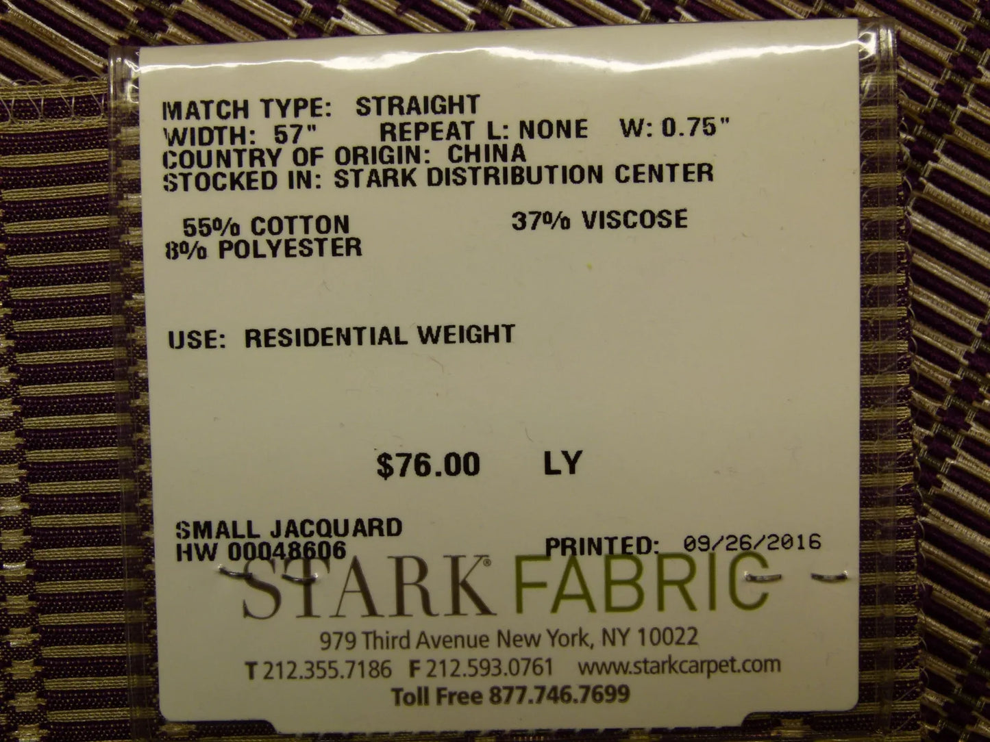 Scalamandre Old World Weavers Capria Grape Plains Texture Purple - Square