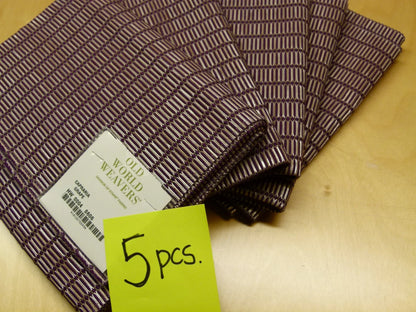 Scalamandre Old World Weavers Capria Grape Plains Texture Purple - Square