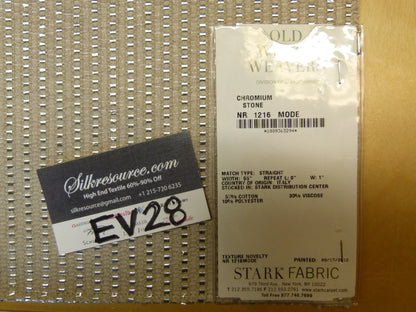 Scalamandre Old World Weavers Chromium Stone Texture Novelty - Square