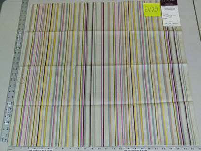 1 EV29 Scalamandre Lelievre Paris Strongo Amande Stripe 4 Pieces Assorted Colors
