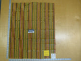 2 EV29 Scalamandre Old World Weavers Frederic Parrot Green Stripe 3 Pieces 33"x27"