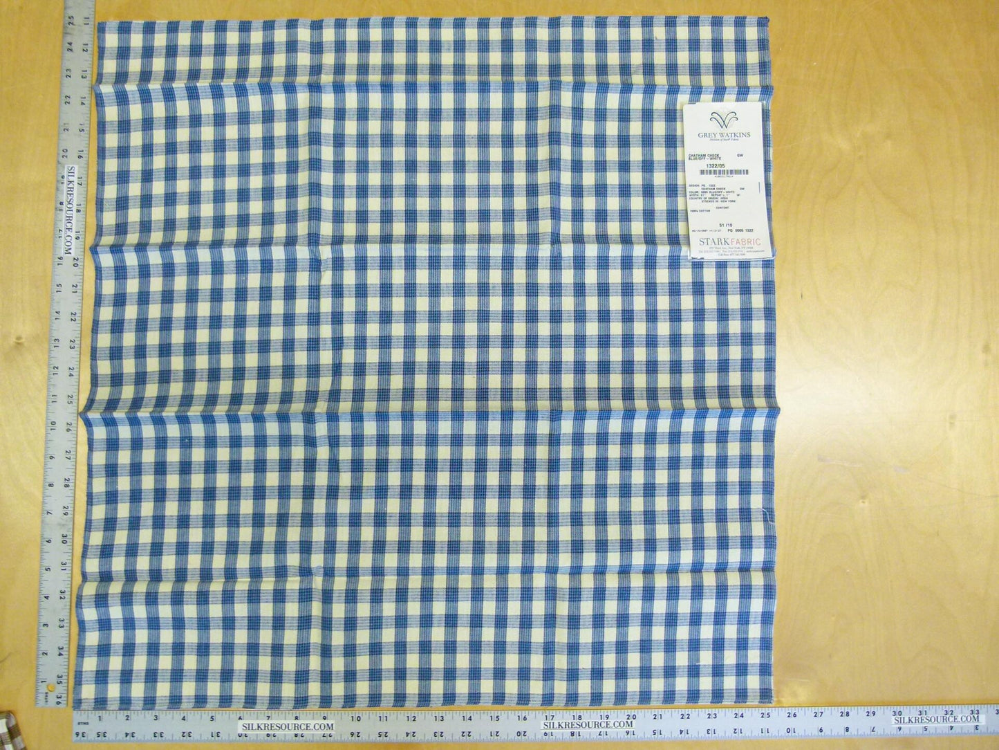4 EV29 Scalamandre Grey Watkins Chatham Check Green/Off-White Cotton 5 Pieces Assorted Colors 26"x25"