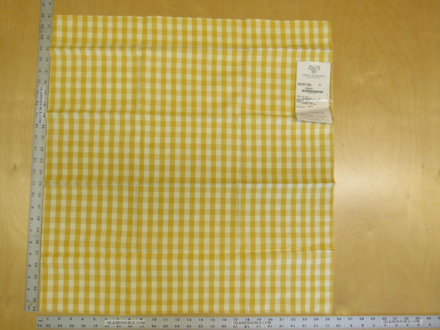 4 EV29 Scalamandre Grey Watkins Chatham Check Green/Off-White Cotton 5 Pieces Assorted Colors 26"x25"