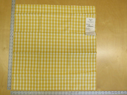 4 EV29 Scalamandre Grey Watkins Chatham Check Green/Off-White Cotton 5 Pieces Assorted Colors 26"x25"