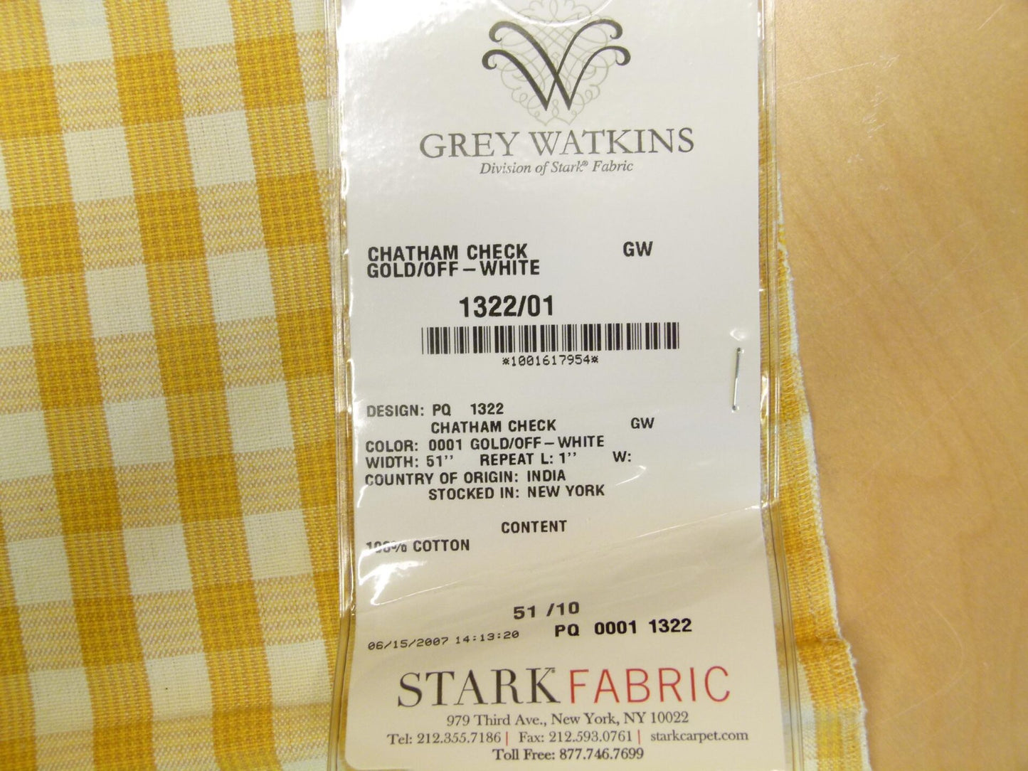 4 EV29 Scalamandre Grey Watkins Chatham Check Green/Off-White Cotton 5 Pieces Assorted Colors 26"x25"