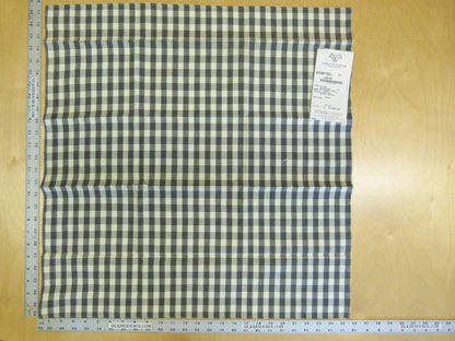 4 EV29 Scalamandre Grey Watkins Chatham Check Green/Off-White Cotton 5 Pieces Assorted Colors 26"x25"