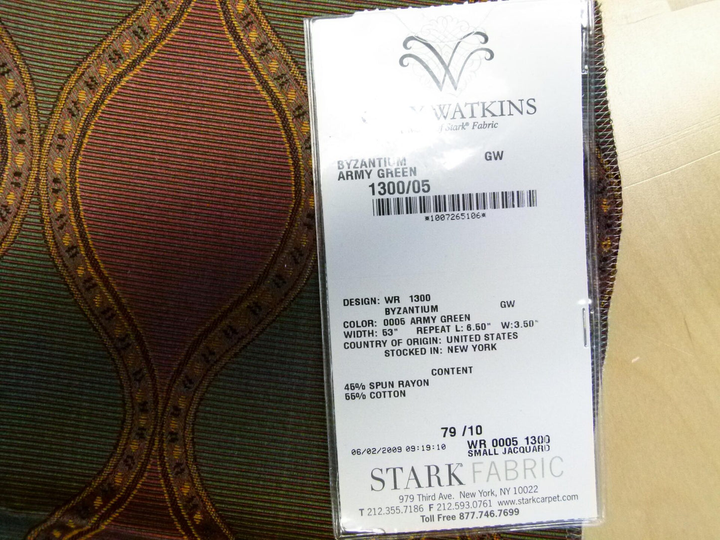 7 EV29 Scalamandre Grey Watkins Byzantium Ogee Small Jacquard 6 Pieces 26"x27"