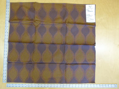 7 EV29 Scalamandre Grey Watkins Byzantium Ogee Small Jacquard 6 Pieces 26"x27"