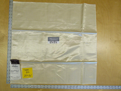 9 EV29 Scalamandre Lelievre Paris Alcazar Reversible Or Plain Solid 7 Pieces Assorted Colors 25"x26"