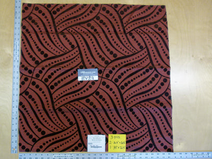 11 EV29 Scalamandre Old World Weavers Moderne Chipotle Red Black Art Deco 3 Pieces