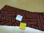 11 EV29 Scalamandre Old World Weavers Moderne Chipotle Red Black Art Deco 3 Pieces