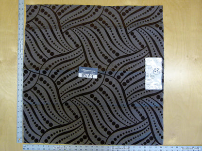 12 EV29 Scalamandre Old World Weavers Moderne French Roast Gray Black Art Deco 4 Pieces 26"x26"