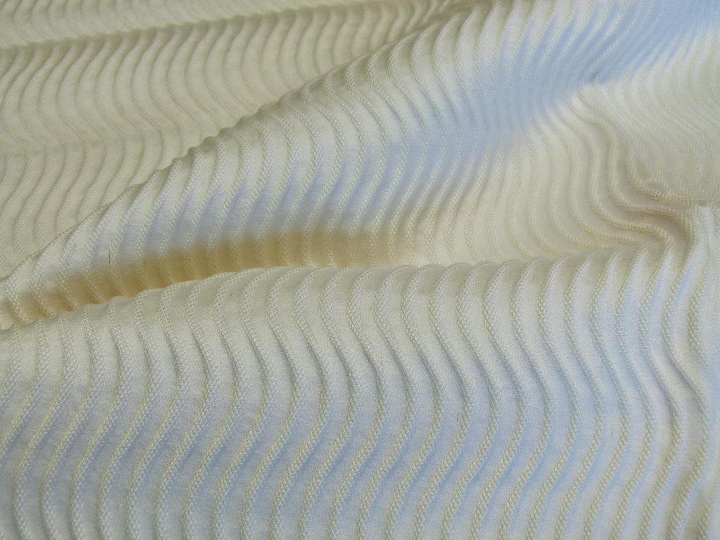 14 EV29 Scalamandre Old World Weavers Slalom Snow White Weave  5 Pieces 35"x30"