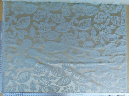 Old World Weavers 100% Silk Damask Carlsten Blue Aqua Arts &amp; Crafts MSRP USD 278/Y