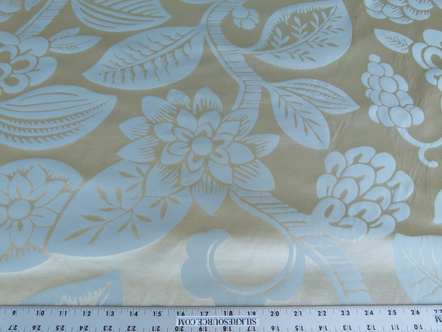 Old World Weavers 100% Silk Damask Carlsten Blue Aqua Arts &amp; Crafts MSRP USD 278/Y