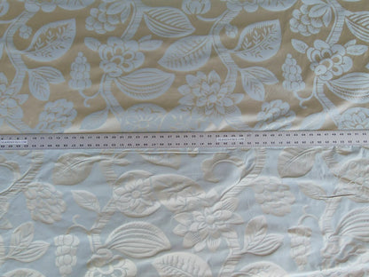 Old World Weavers 100% Silk Damask Carlsten Blue Aqua Arts & Crafts MSRP USD 278/Y