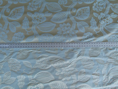 Old World Weavers 100% Silk Damask Carlsten Blue Aqua Arts &amp; Crafts MSRP USD 278/Y