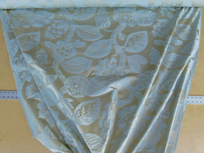Old World Weavers 100% Silk Damask Carlsten Blue Aqua Arts &amp; Crafts MSRP USD 278/Y