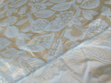Old World Weavers 100% Silk Damask Carlsten Blue Aqua Arts & Crafts MSRP USD 278/Y