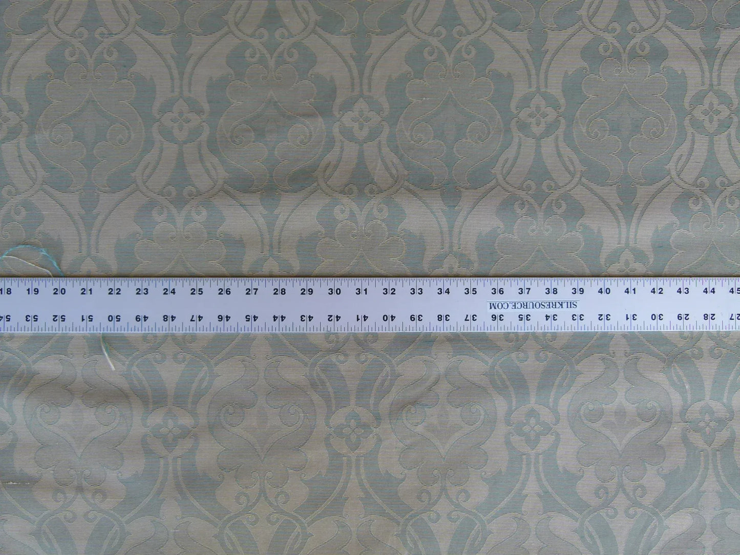 Scalamandre Namtu Silk Damask French Blue &amp; Tan Faille Medallion MSRP USD 300/Y