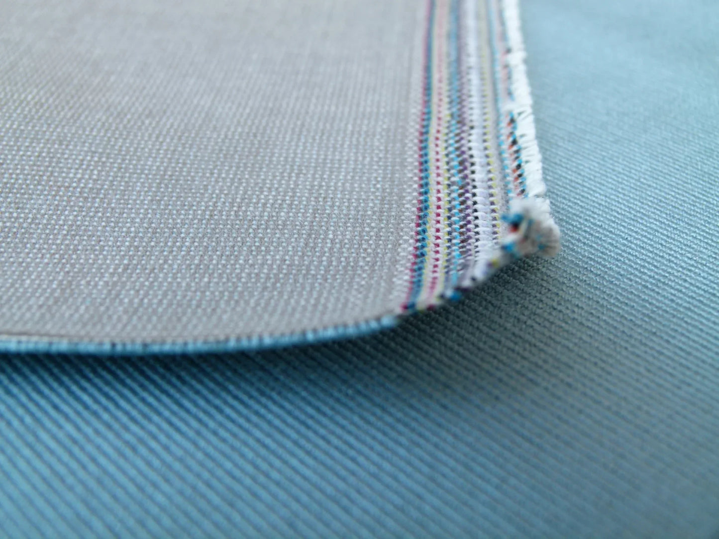 By Yd Kravet Who's Who Mineral Blue Thick Heavy Velvet Reversible MSRP USD 169/y