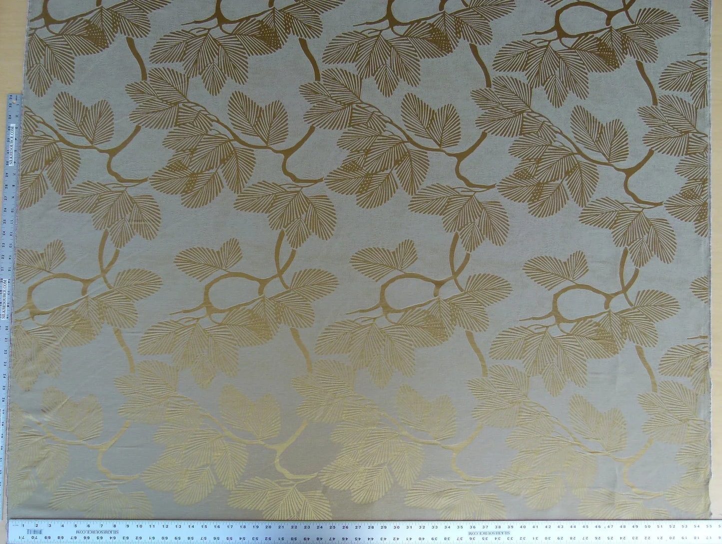 by yd Kravet Prunus Gilt Leaves Chinoiserie Japanese Penzai Penjing Pine Tree Plum 24K Gold MSRP USD 177/y