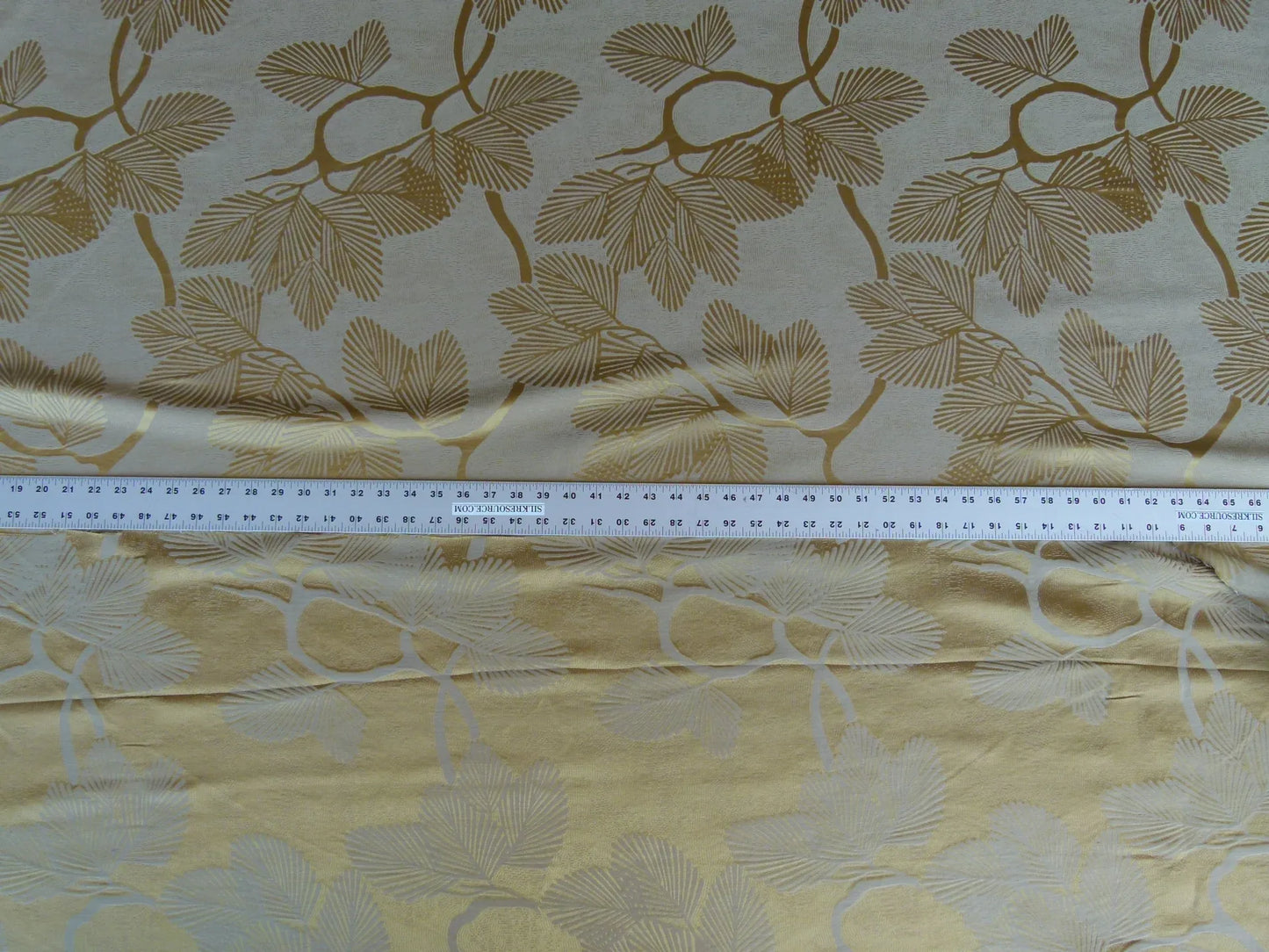 by yd Kravet Prunus Gilt Leaves Chinoiserie Japanese Penzai Penjing Pine Tree Plum 24K Gold MSRP USD 177/y