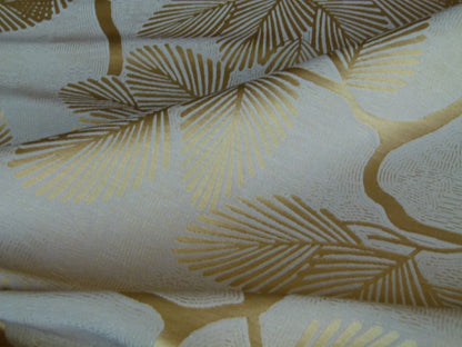by yd Kravet Prunus Gilt Leaves Chinoiserie Japanese Penzai Penjing Pine Tree Plum 24K Gold MSRP USD 177/y