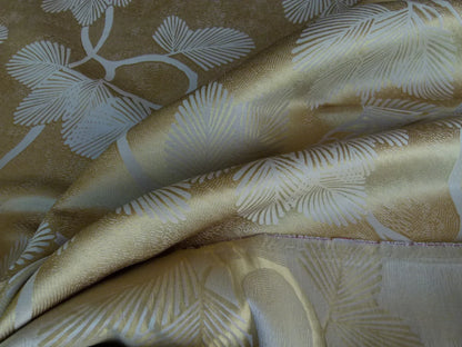 by yd Kravet Prunus Gilt Leaves Chinoiserie Japanese Penzai Penjing Pine Tree Plum 24K Gold MSRP USD 177/y