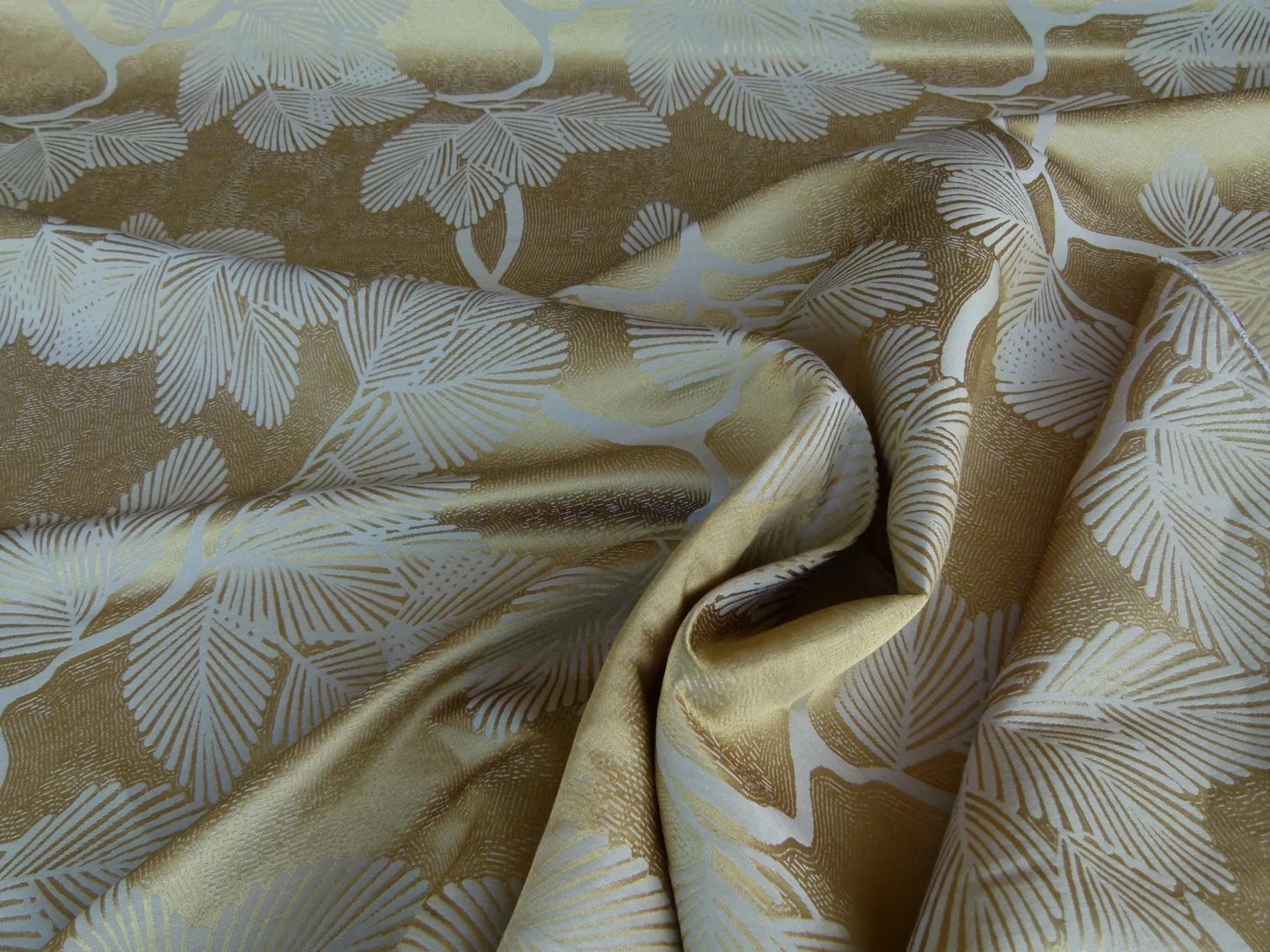 by yd Kravet Prunus Gilt Leaves Chinoiserie Japanese Penzai Penjing Pine Tree Plum 24K Gold MSRP USD 177/y