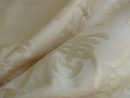 3 Yards Stroheim & Romann Chinese Character White Cream Butter Cotton/cotton Blend