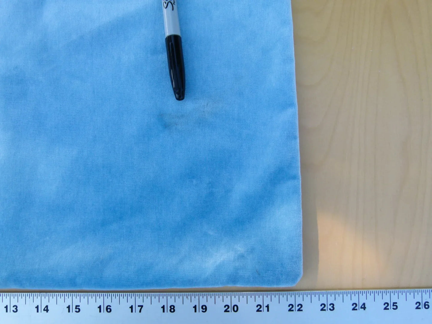 Scalamandre Pillow Case MET Paisley Square Silk Velvet Blue Paisley Plains Texture 22x22 inches MSRP USD 678