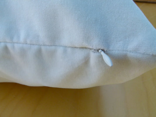 Scalamandre Pillow Case MET Paisley Square Silk Velvet White Green Paisley Plains Solid 22x22 inches MSRP USD 678/y