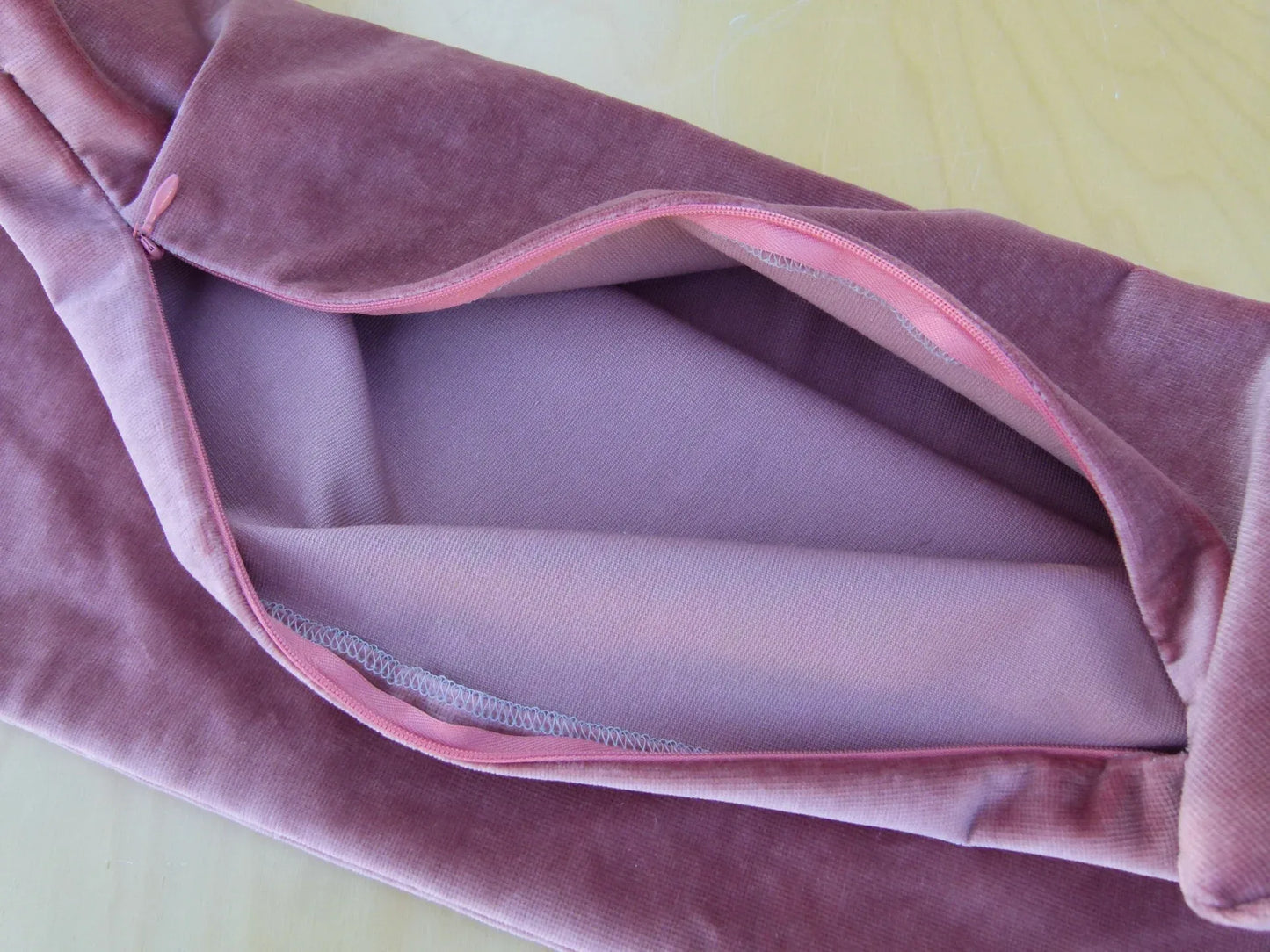 Scalamandre Pillow Case MET Paisley Embroidery  Square Silk Velvet Pink White Plain Solid 23x22 inches MSRP USD 678+/y