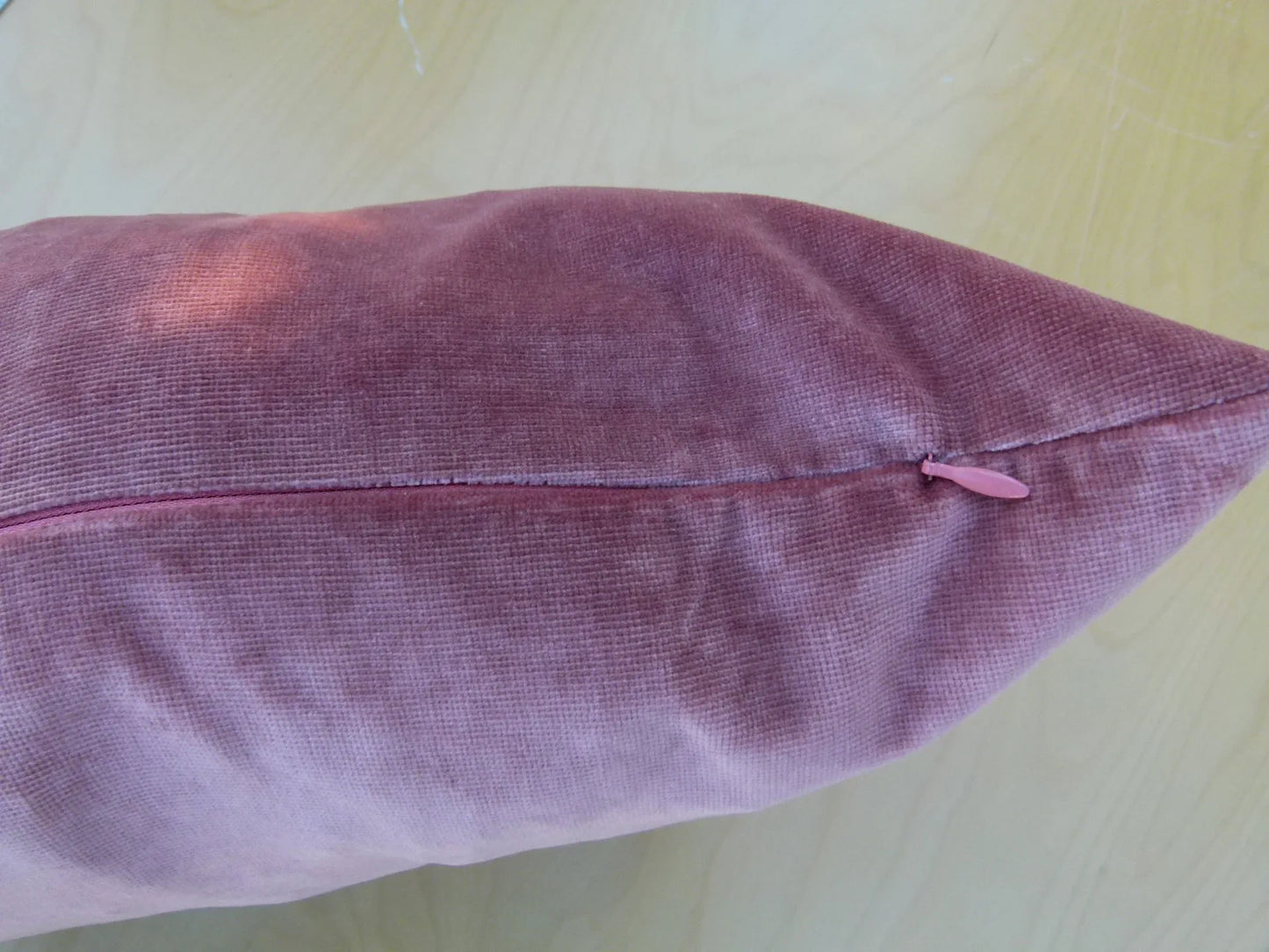 Scalamandre Pillow Case MET Paisley Embroidery  Square Silk Velvet Pink White Plain Solid 23x22 inches MSRP USD 678+/y