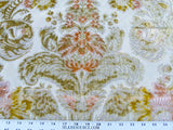 Scalamandre Length 1.3yd x 24"  Old World Weavers Velluto Platina Cut Velvet  MSRP USD 800+/y
