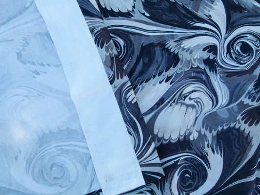 Scalamandre Length Jean Paul Gaultier 1.2Y Vogue Sable Print Black Abstract  MSRP USD 400+/y