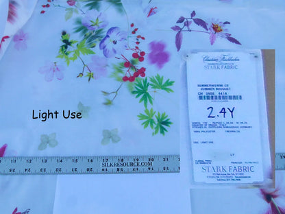 Scalamandre Length 2.4y Christian Fischbacher Sommerwind CS Summer Bouquet Fabric  MSRP USD 400+/y