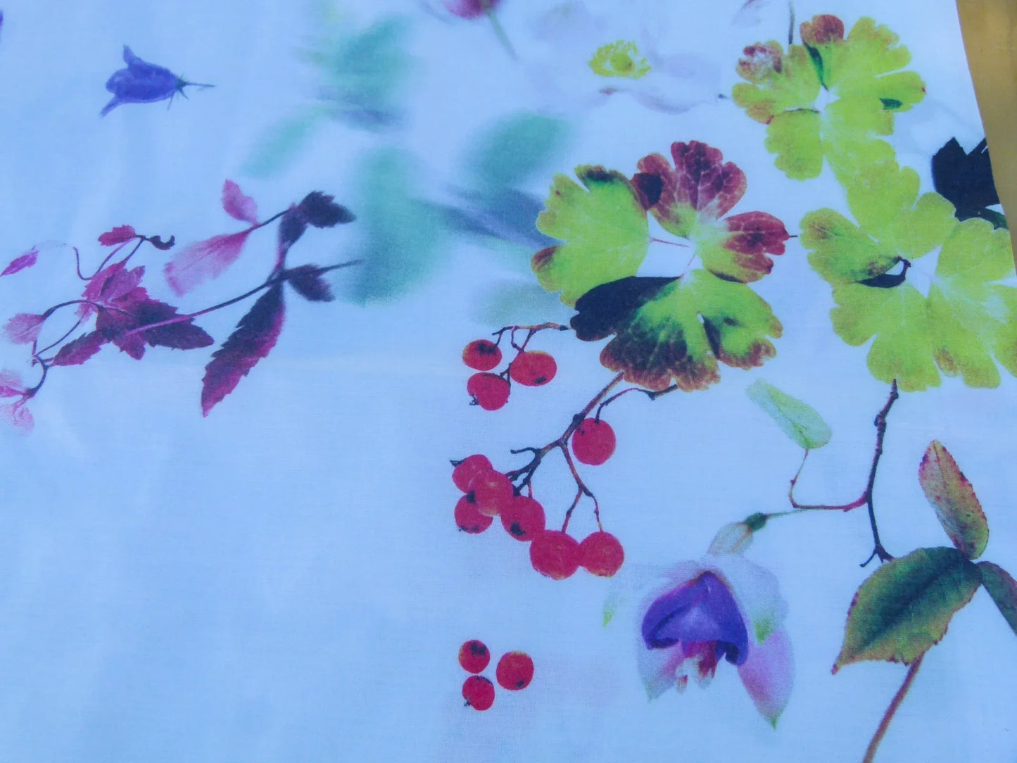 Scalamandre Length 2.4y Christian Fischbacher Sommerwind CS Summer Bouquet Fabric  MSRP USD 400+/y