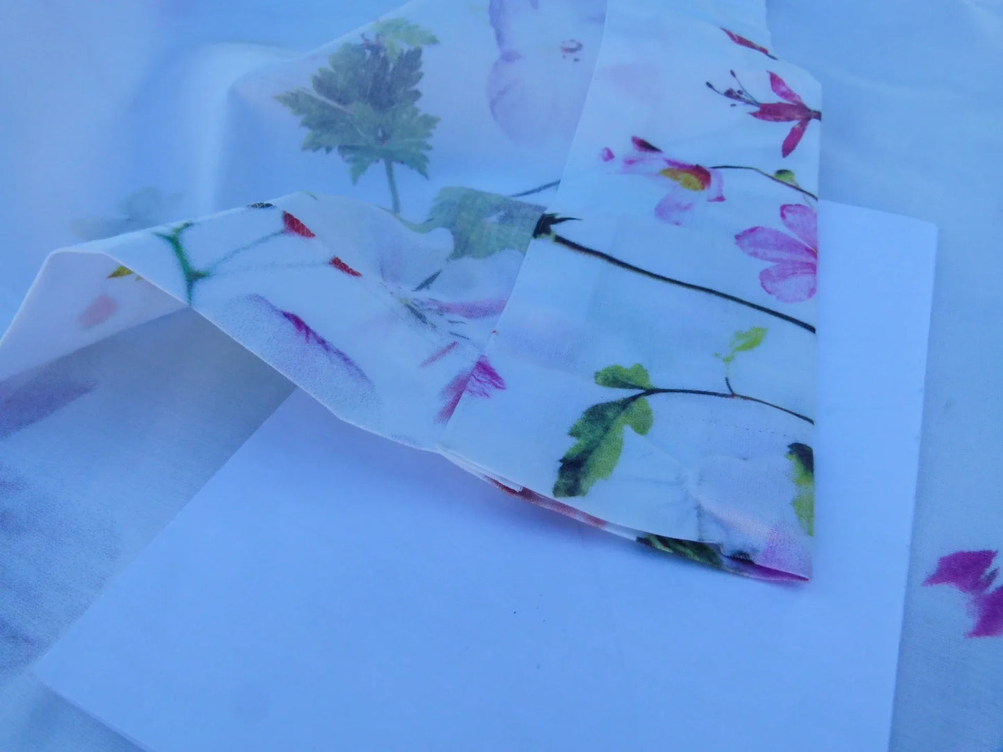 Scalamandre Length 2.4y Christian Fischbacher Sommerwind CS Summer Bouquet Fabric  MSRP USD 400+/y