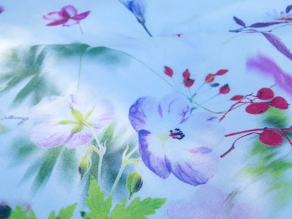 Scalamandre Length 2.4y Christian Fischbacher Sommerwind CS Summer Bouquet Fabric  MSRP USD 400+/y