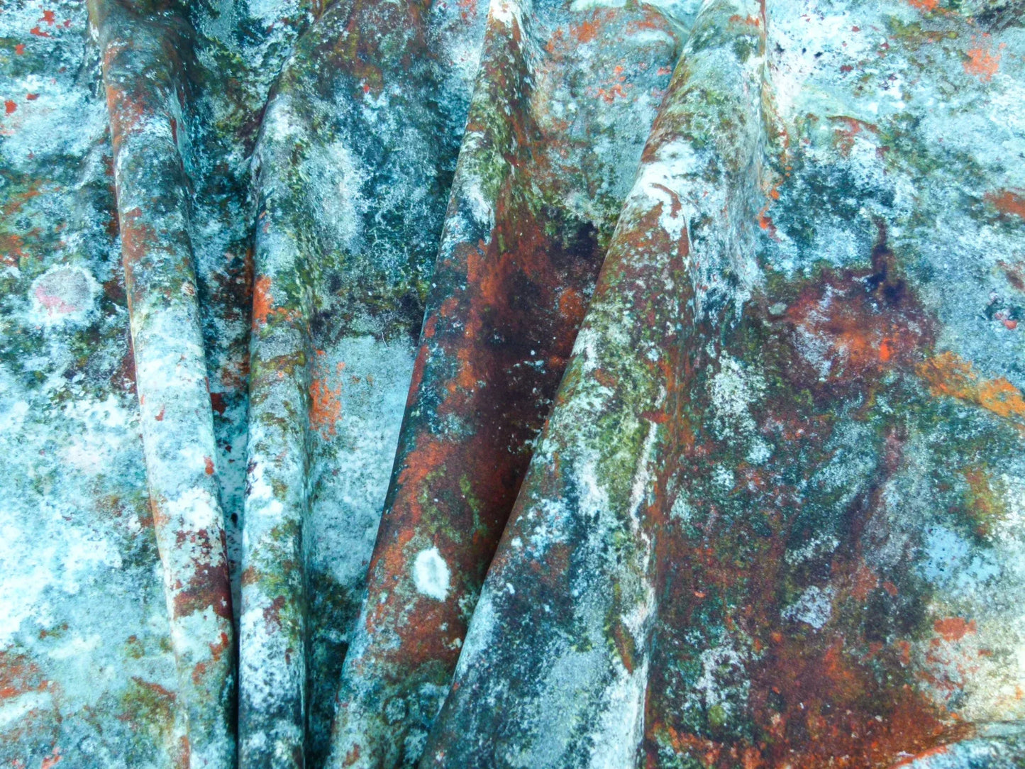 Scalamandre Length 2.4y Jean Paul Gaultier Oxydation Jade Cotton Abstract Green MSRP USD 500+/yard