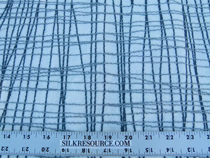 Scalamandre Length 2.4y Grey Watkins  Guiford Graphite Gray White Embroidery  MSRP USD 328/yard