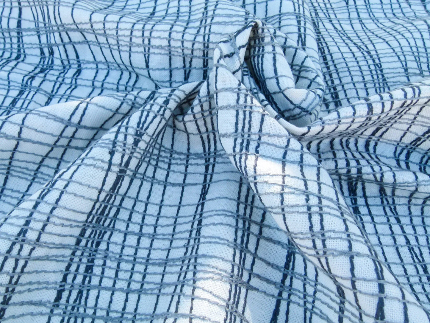 Scalamandre Length 2.4y Grey Watkins  Guiford Graphite Gray White Embroidery  MSRP USD 328/yard